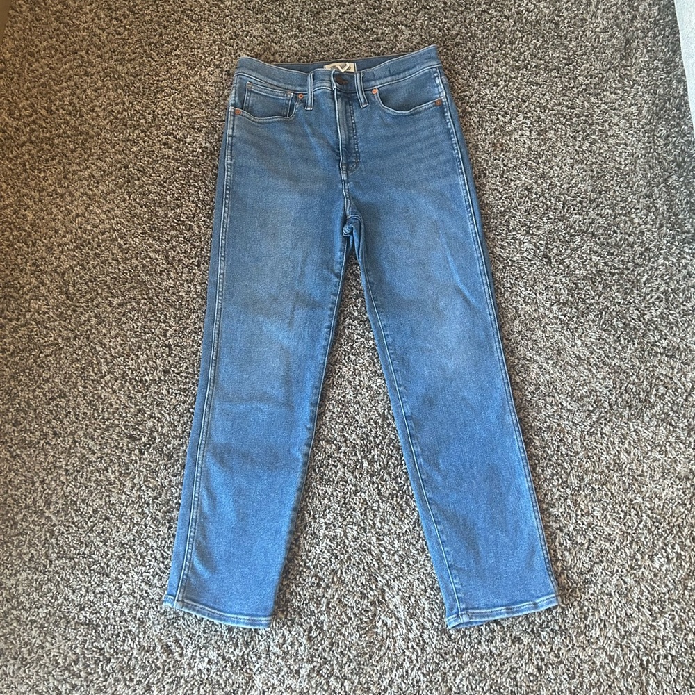 Madewell Stovepipe Size 27